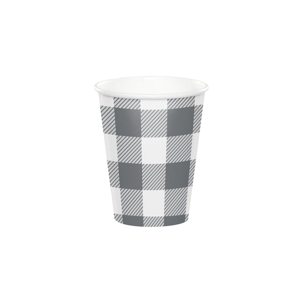 Gray Buffalo Plaid Napkins 