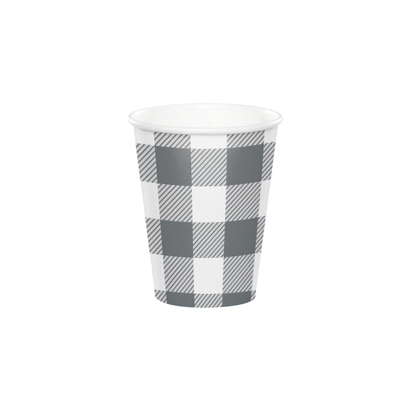 Gray Buffalo Plaid Napkins 