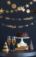 Gold Foil Happy New Year Plate 