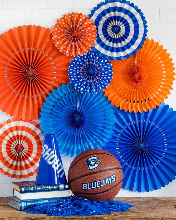 Blue Party Fan Set 