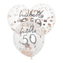 Hello 50 Confetti Balloons 