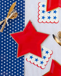 Red White and Blue Napkin / Red and White Small Napkins / Party Napkins / Memorial Day / 4th of July / Independence Day / Stars and Stripes