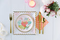 Coral and Blush Polka Dot Small Napkin 