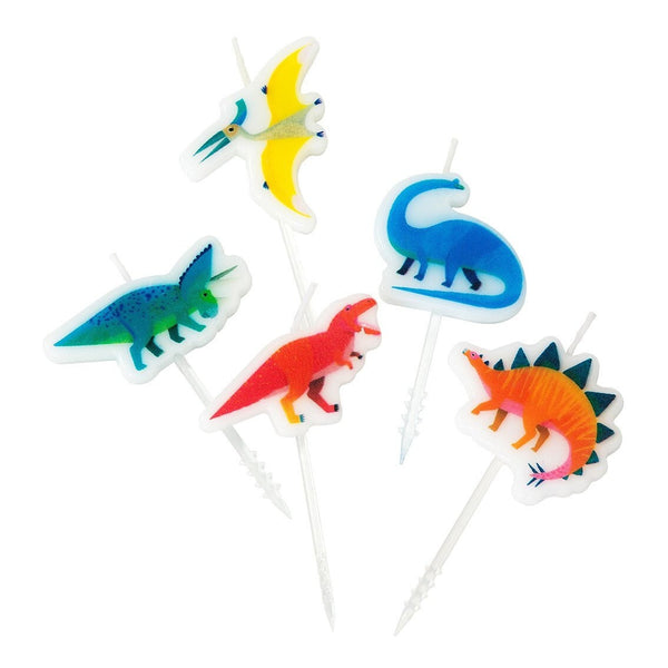 Dinosaur Birthday Candles / Dinosaur Candles (set of 5) / Dinosaur Birthday / Dinosaur Party / Jurassic World /Dino Baby / Roar-some