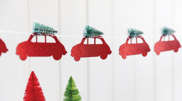 Cars and Trees Paper Loaf Pans 