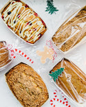 Snowflake Paper Loaf Pans 