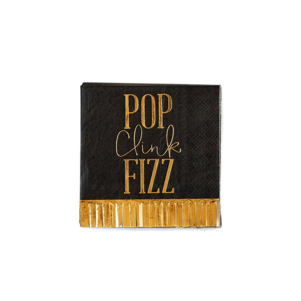 Gold Foil Happy New Year Plate 