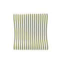 Botanical Green Stripe Fringe Napkin 