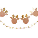 Reindeer Garland and Bell Banner Set 