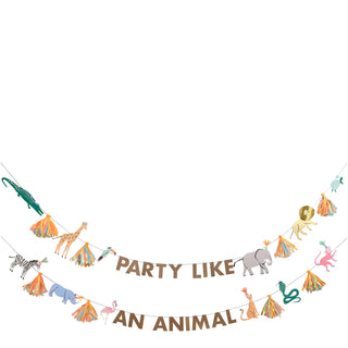 Safari Party Like An Animal Garland