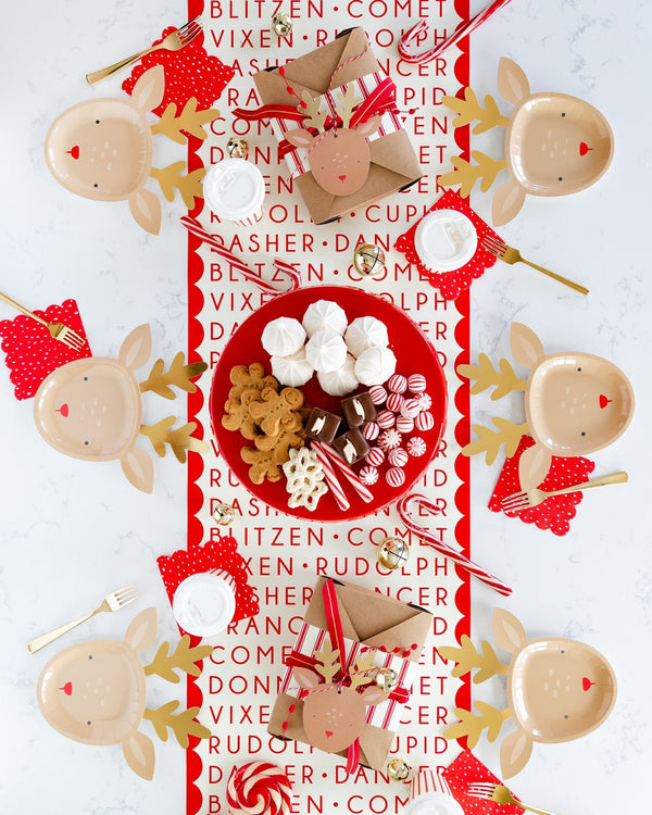 Reindeer Garland and Bell Banner Set 