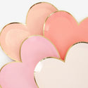 Pink Pastel Heart Small Plates