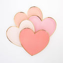 Pink Pastel Heart Small Plates