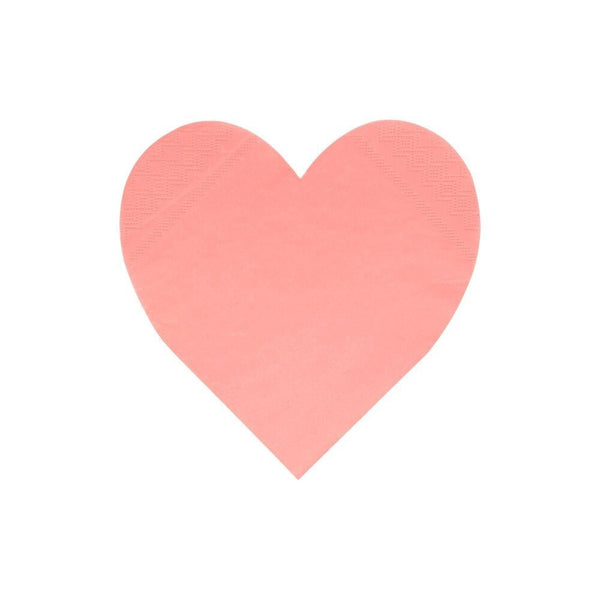 Pink Pastel Heart Large Napkins