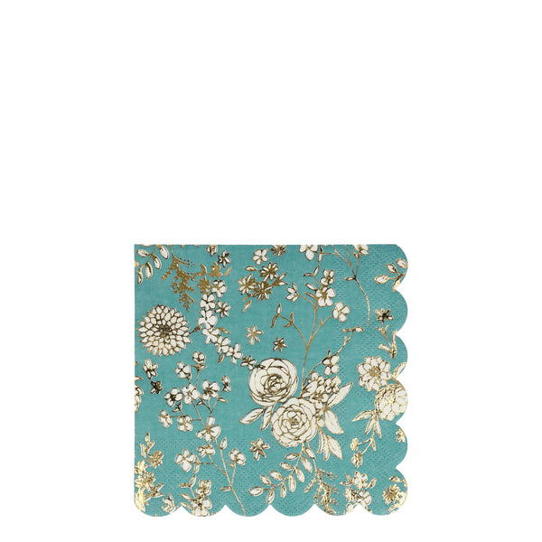 Floral English Garden Small Lace Napkins