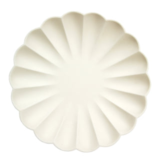 Eco-Friendly Ivory Compostable Dinner Plates