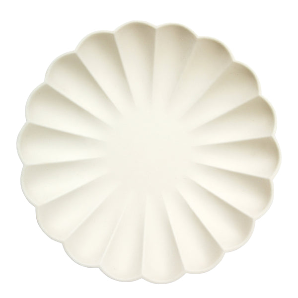 Ivory Large Scalloped Napkins