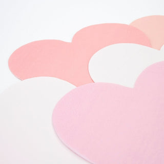 Pink Pastel Heart Large Napkins