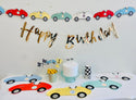 Vintage Race Car Banner / Race Cars Party Banner / Race Track Birthday Banner / Race Car Birthday / Cars birthday / Race Car Banner