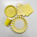 Yellow Lemon Treat Cups / Yellow and White Treat Cups / Treat Cups / Baking Cups / Yellow and White / Striped Treat Cups