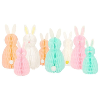 Easter Bunny Honeycomb Decorations