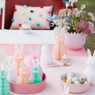 Easter Bunny Honeycomb Decorations