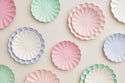 Eco-Friendly Bright Pink Compostable Small Plates