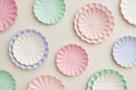 Eco-Friendly Bright Pink Compostable Dinner Plates