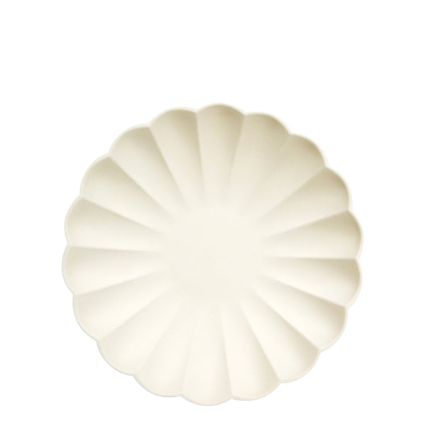 Eco-Friendly Ivory Compostable Small Plates