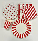 Red and White Large Napkins 