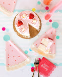 Pink Scalloped Happy Birthday Napkins / Pink Happy Birthday Napkins / Pink Birthday Napkins / Birthday Napkins / Birthday Party Napkins