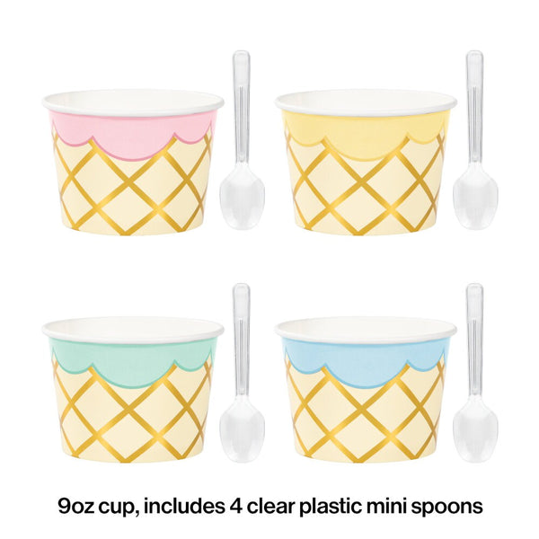 Ice Cream Cups / Ice Cream Party / Treat Cups / Ice Cream Party Cups / Rainbow Party / Ice Scream You Scream