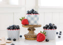Hamptons Blue and Red Baking Cups / Blue and Red Treat Cups/ Memorial Day / 4th of July / Paper Food Cups / 4th of July Tableware