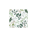 Gold Foil Dropping Branches Baking Cups / Green Leaves and Stripes / Botanical Treat Cups / Gender Neutral Baking Cups