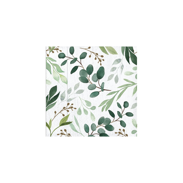Gold Foil Dropping Branches Baking Cups / Green Leaves and Stripes / Botanical Treat Cups / Gender Neutral Baking Cups