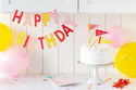 Pink Scalloped Happy Birthday Napkins / Pink Happy Birthday Napkins / Pink Birthday Napkins / Birthday Napkins / Birthday Party Napkins