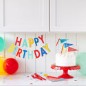 Blue Scalloped Happy Birthday Napkins / Blue Happy Birthday Napkins / Blue Birthday Napkins / Birthday Napkins / Birthday Party Napkins