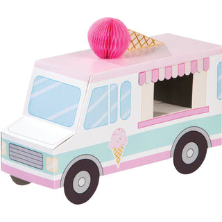 Ice Cream Truck Centerpiece / Ice Cream Party / Ice Cream Decorations / Ice Cream Party Decor / Rainbow Party / Ice Scream You Scream