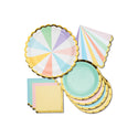 Pastel Party Fan Set / Hanging Party Decor / Party Fans / Ice Cream Party / Pastel Fan Set /