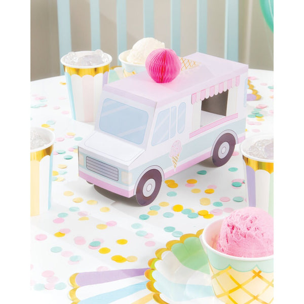 Ice Cream Cone Honeycombs / Hanging Party Decor / Ice Cream Decor / Ice Cream Party / Baby Sprinkle