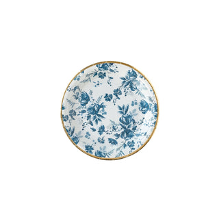 Hamptons Blue Floral Dessert Plate / Blue Floral Small Plate / Memorial Day / 4th of July / America / Floral Plate / 4th of July Tableware