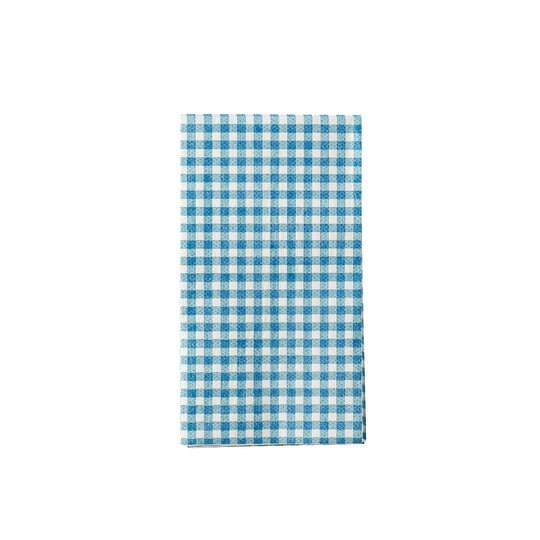 Hamptons Blue Gingham Napkin / Blue and White Gingham Napkins / Blue Gingham Napkins/ Memorial Day / 4th of July / Stars and Stripes