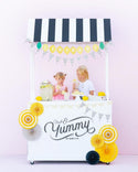 Yellow Lemon Treat Cups / Yellow and White Treat Cups / Treat Cups / Baking Cups / Yellow and White / Striped Treat Cups
