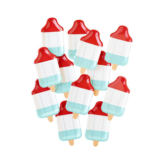 Rocket Pop Shaped Plates / Popsicle Shaped Plates / Summer Party / Pool Party / 4th of July Plates / Ice Cream Party Decor / Summer BBQ