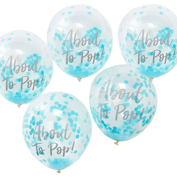 It's A Boy Napkins / Blue and Silver It's a Boy Napkins / Gender Reveal Party / Boy Baby Shower Napkin / Boy Baby Shower