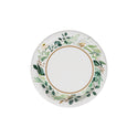 Gold Foil Dropping Branches Baking Cups / Green Leaves and Stripes / Botanical Treat Cups / Gender Neutral Baking Cups