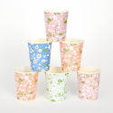 Ditsy Floral Cups / Daisy Paper Cups / Garden Party Cup / Tea Party / Bridal Shower Cup / Floral Cups / Daisy Cups