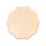 Gingham Small Plates / Dessert Paper Plate / Garden Party Cocktail Plate / Tea Party / Bridal Shower Appetizer Plates / Picnic Plates