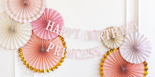 Princess Happy Birthday Banner / Happy Birthday Princess Garland / Princess Party Decorations / Princess Party / Fairytale Princess