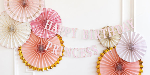 Princess Happy Birthday Banner / Happy Birthday Princess Garland / Princess Party Decorations / Princess Party / Fairytale Princess